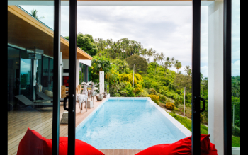 Breathtaking Pool View from the Second Bedroom