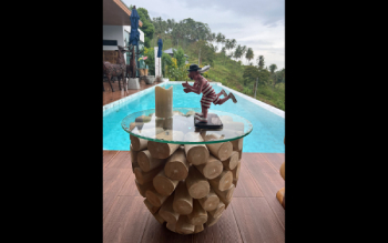 Cozy Rainy Day by the Pool
